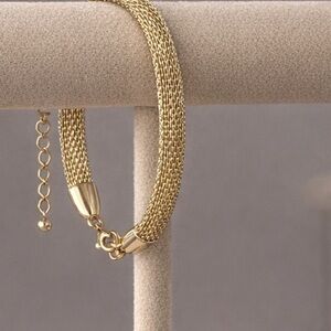 Gold Mesh Link Bracelet NEW